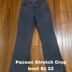 PacSun Gray Boot Cut Jeans